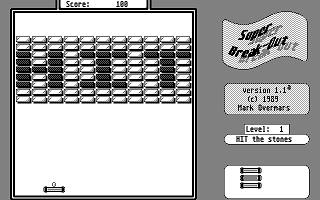 Super Break-Out atari screenshot